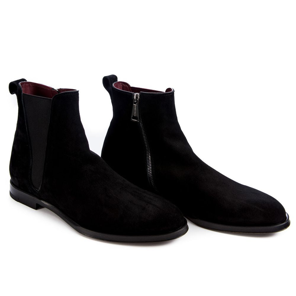 Dolce & Gabbana Black Calfskin Boot