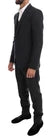 Dolce & Gabbana Gray Patterned Wool 3 Piece Slim Suit