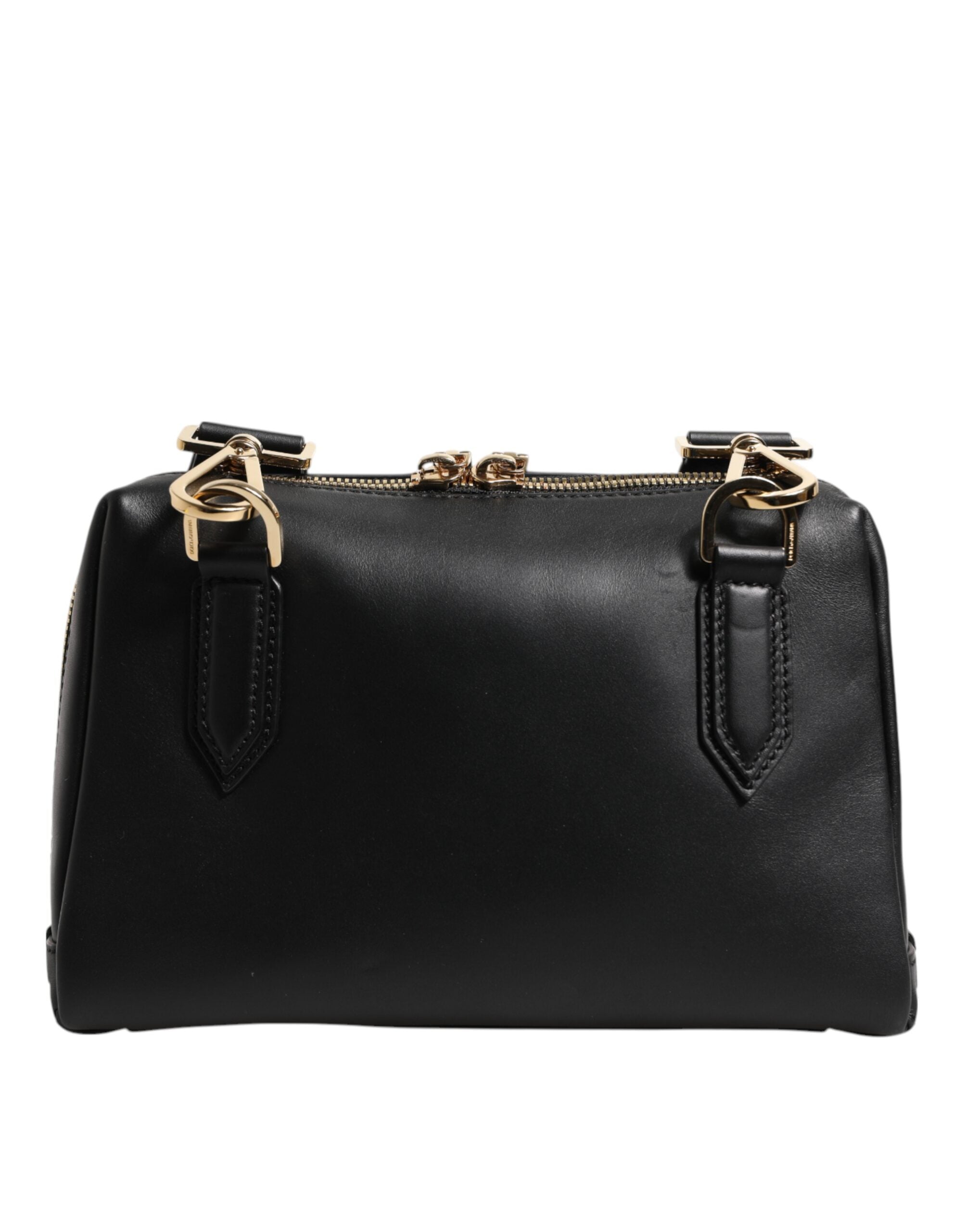 Dolce & Gabbana Black Mediterranean Leather Shoulder Crossbody Bag