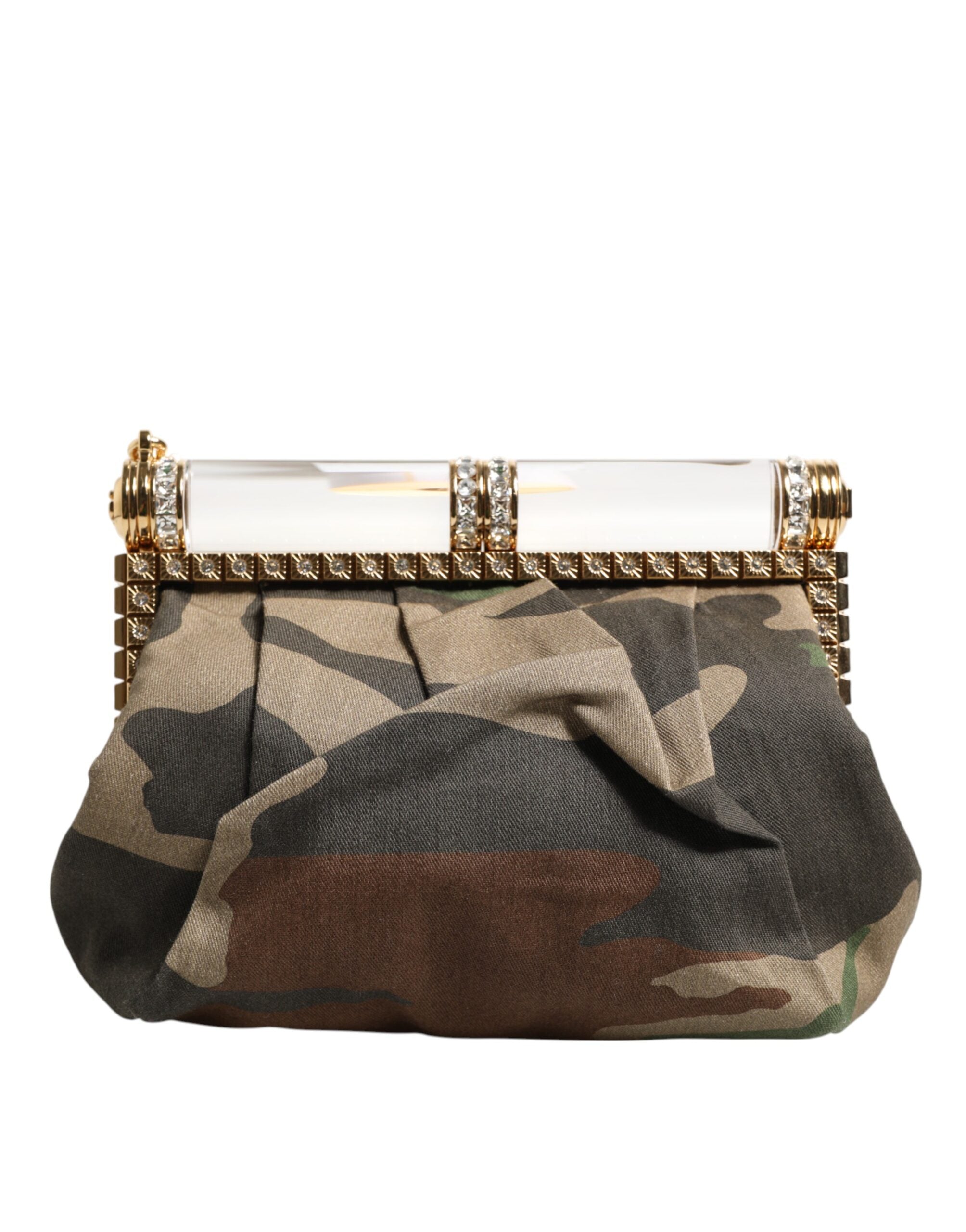 Dolce & Gabbana Multicolor Sicily Medium Camouflage Shoulder Strap Bag