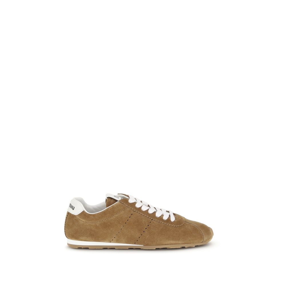 Miu Miu Suede Plume Sneakers