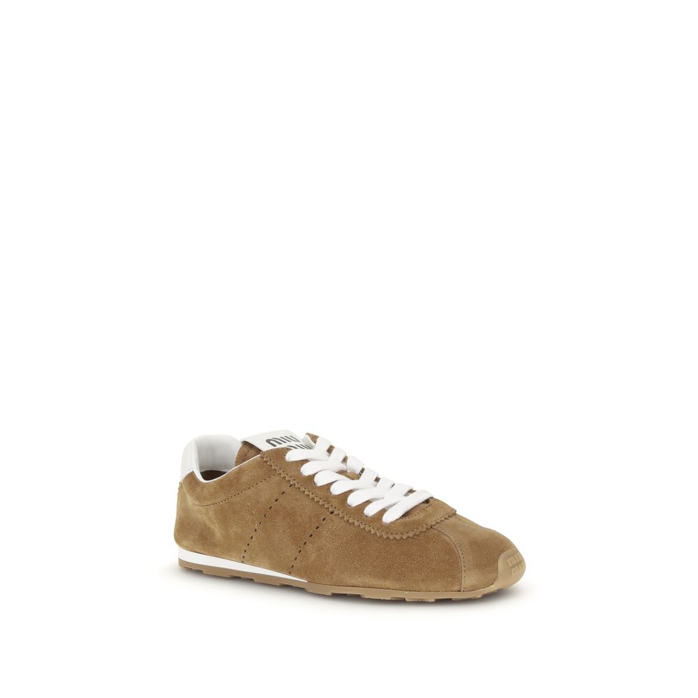 Miu Miu Suede Plume Sneakers