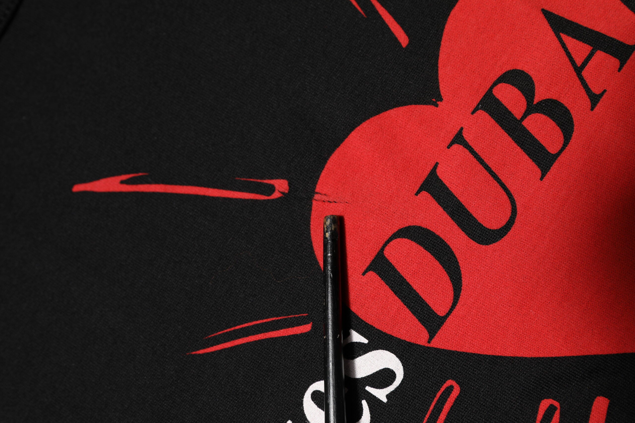 Dolce & Gabbana Black #DGLovesDubai Cotton Crew Neck T-shirt