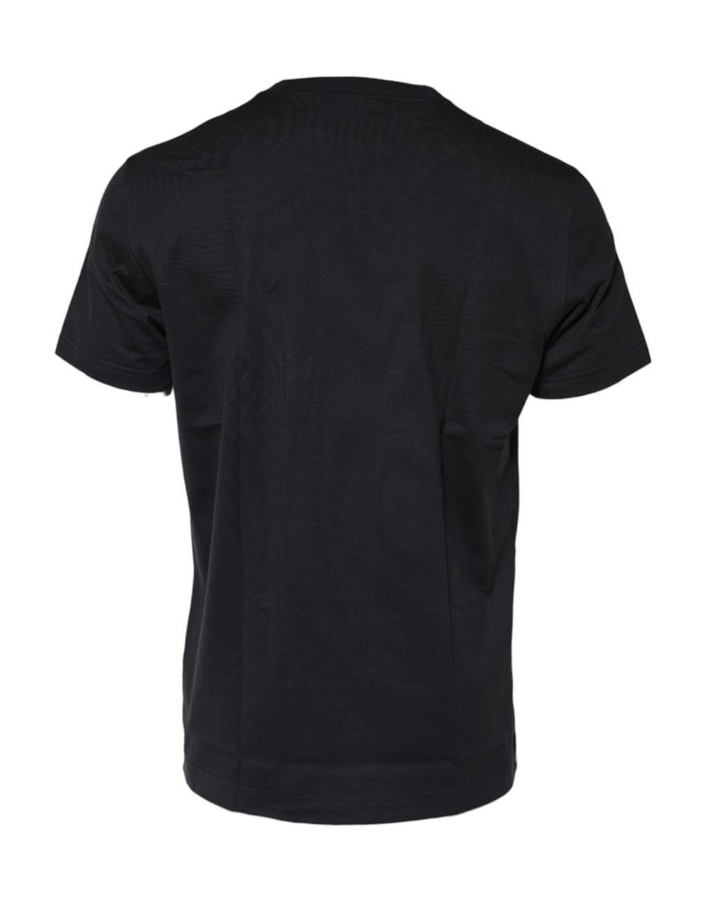 Dolce & Gabbana Black DG Compass Print Cotton Crew Neck T-shirt