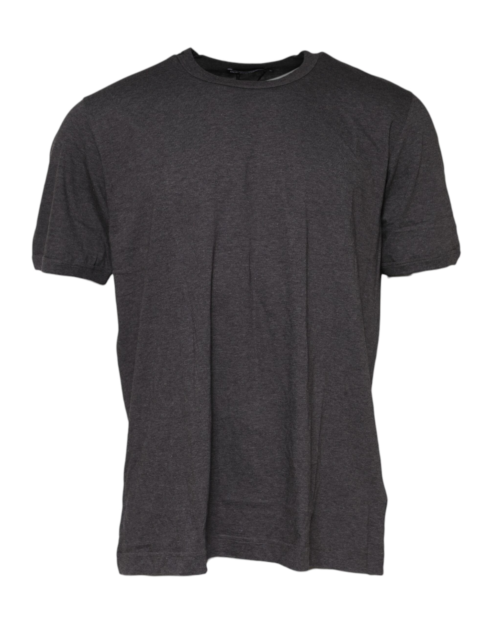 Dolce & Gabbana Dark Gray Crew Neck Short Sleeves T-shirt
