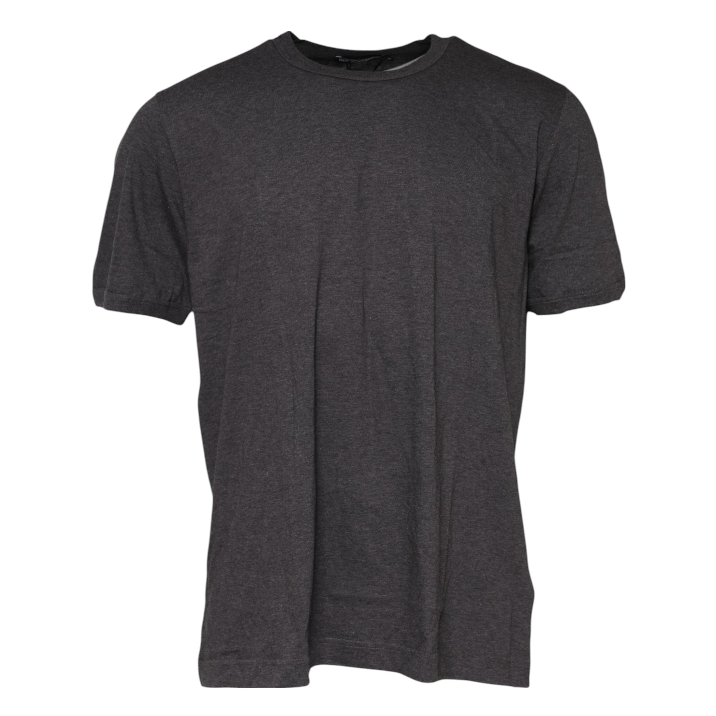Dolce & Gabbana Dark Gray Crew Neck Short Sleeves T-shirt