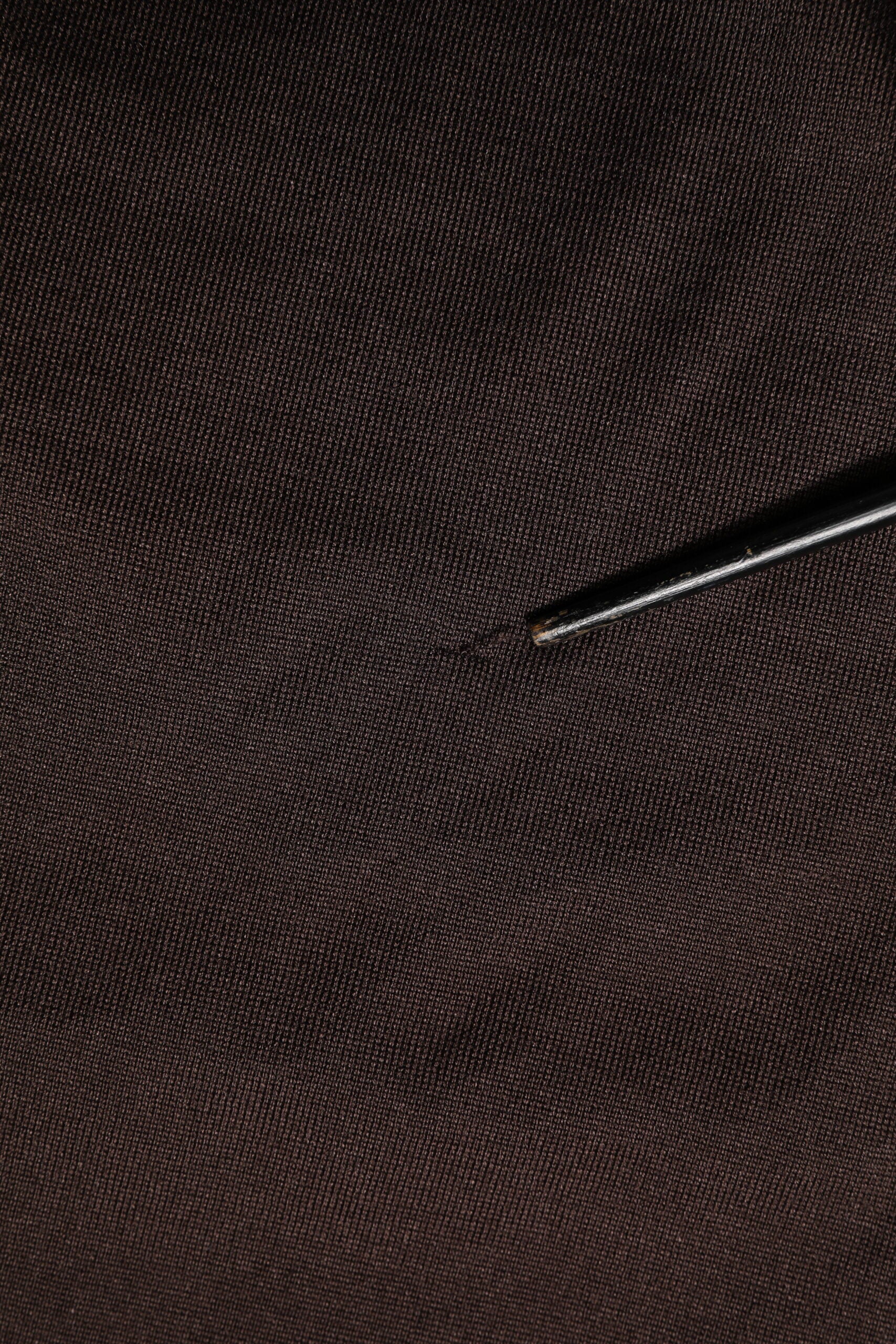 Dolce & Gabbana Brown Silk Crew Neck Short Sleeves T-shirt