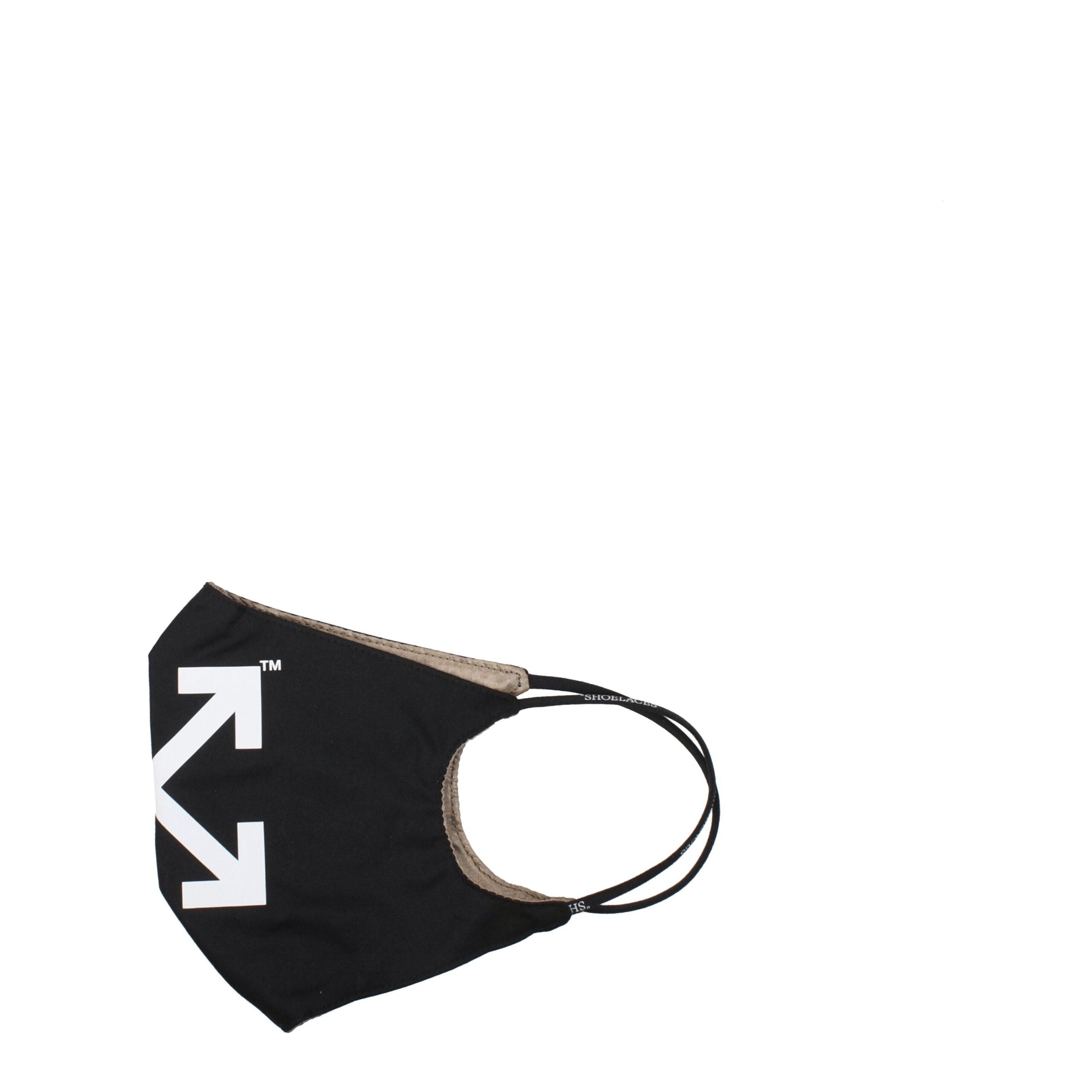 Off-White Black Cotton Facemasks