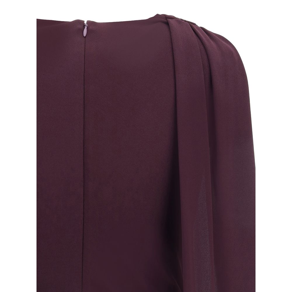 Tom Ford Jersey midi Dress with scarf