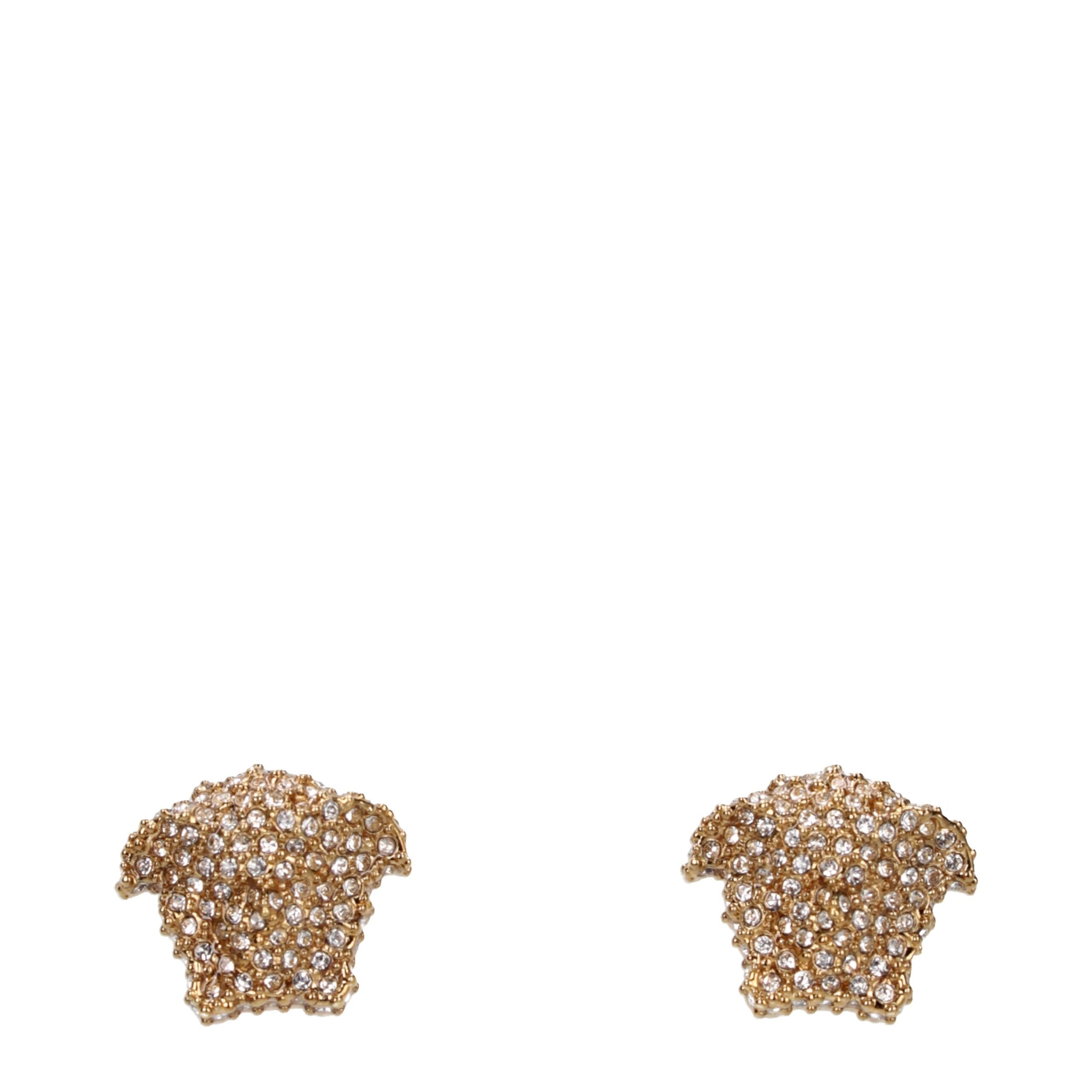 Versace Gold Brass Earrings
