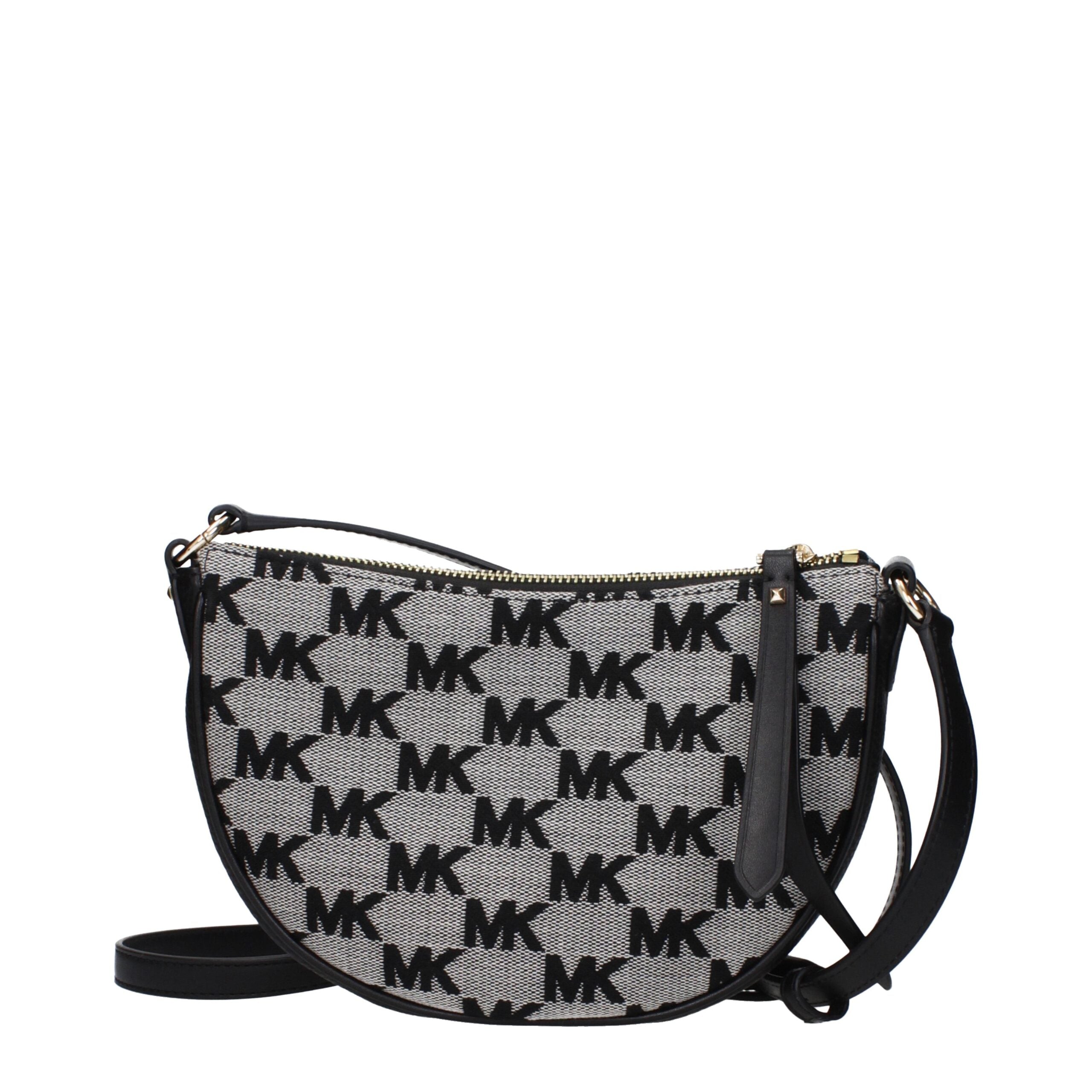 Michael Kors Black Fabric Crossbody Bags