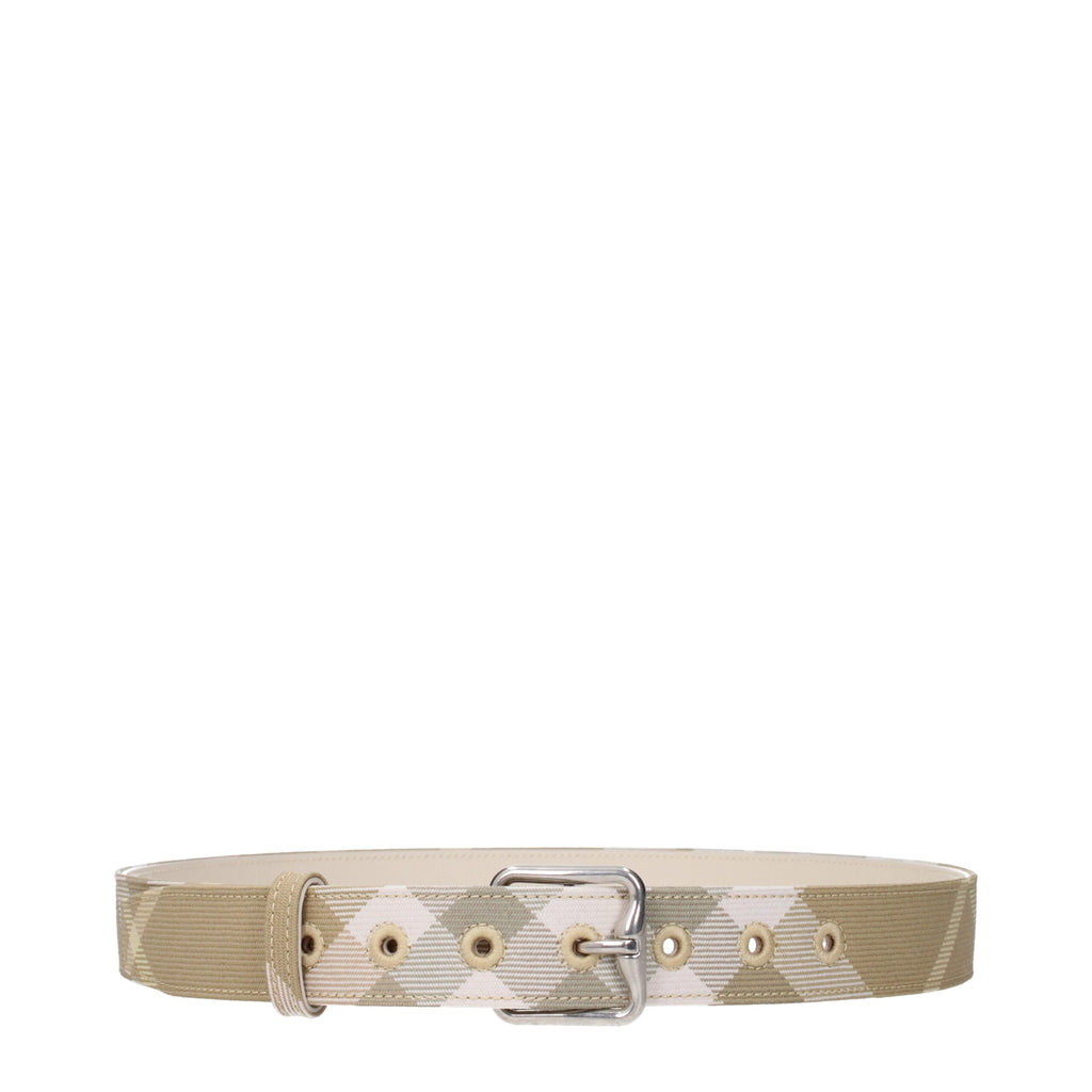 Burberry Beige Fabric Belts
