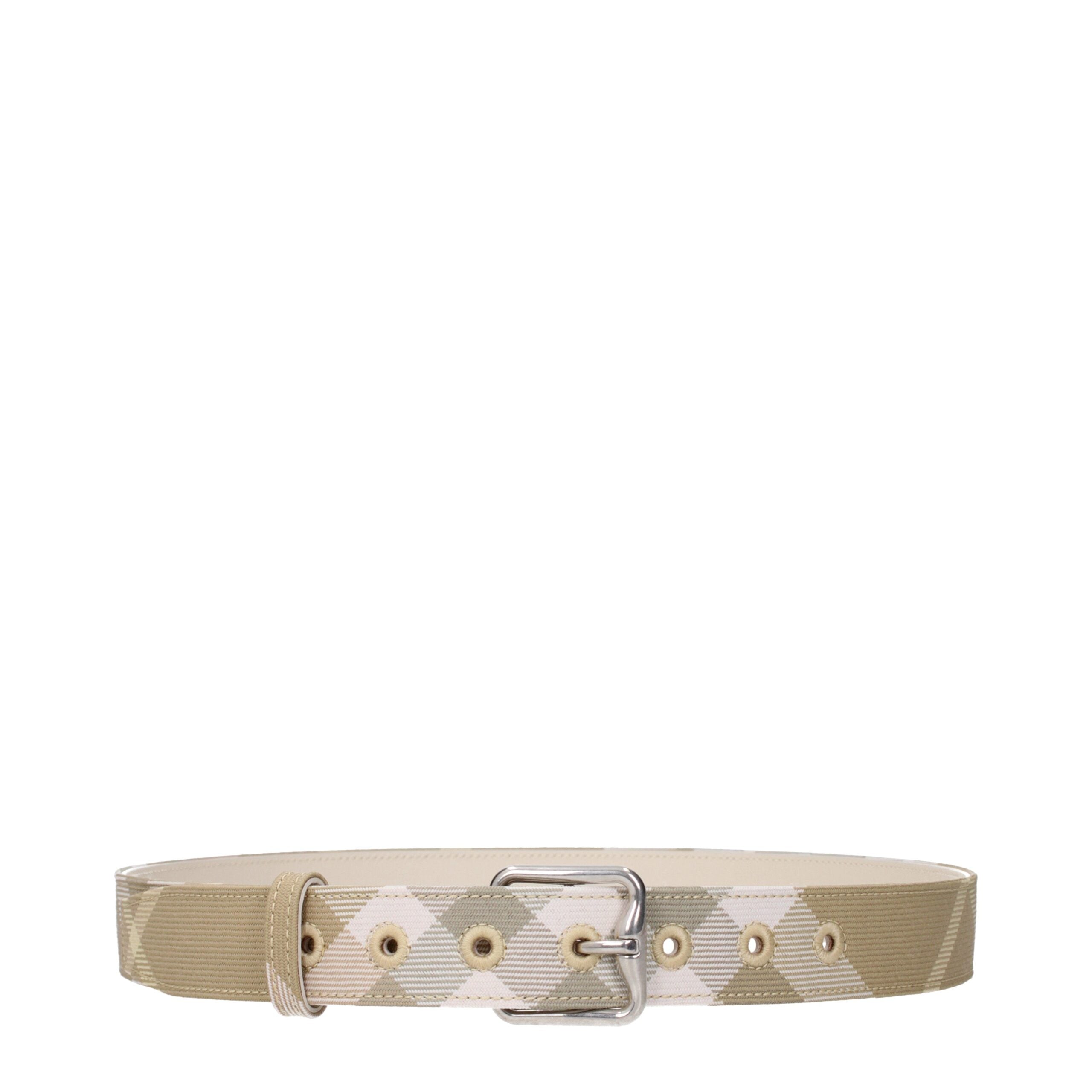 Burberry Beige Fabric Belts