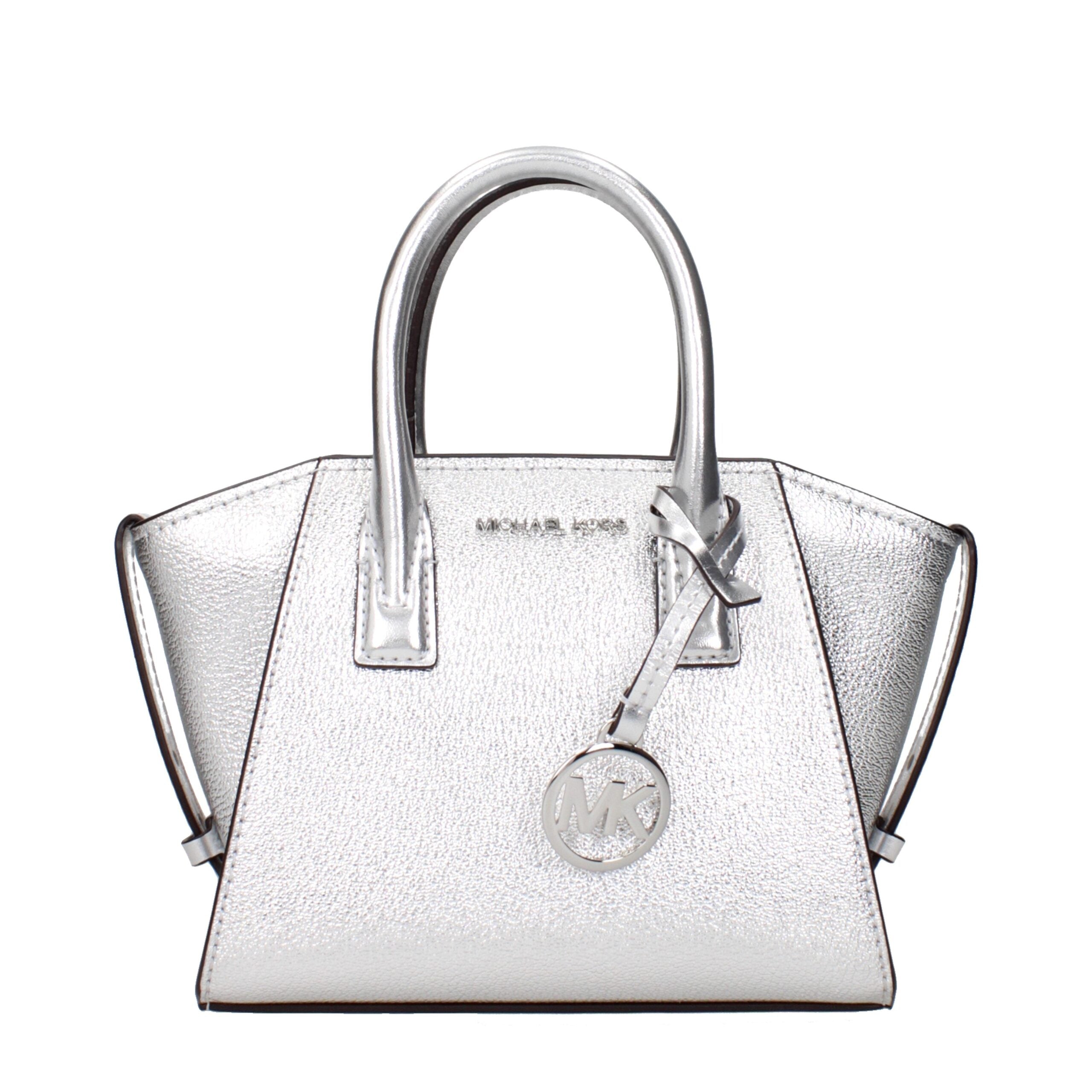 Michael Kors Gray Leather Handbags