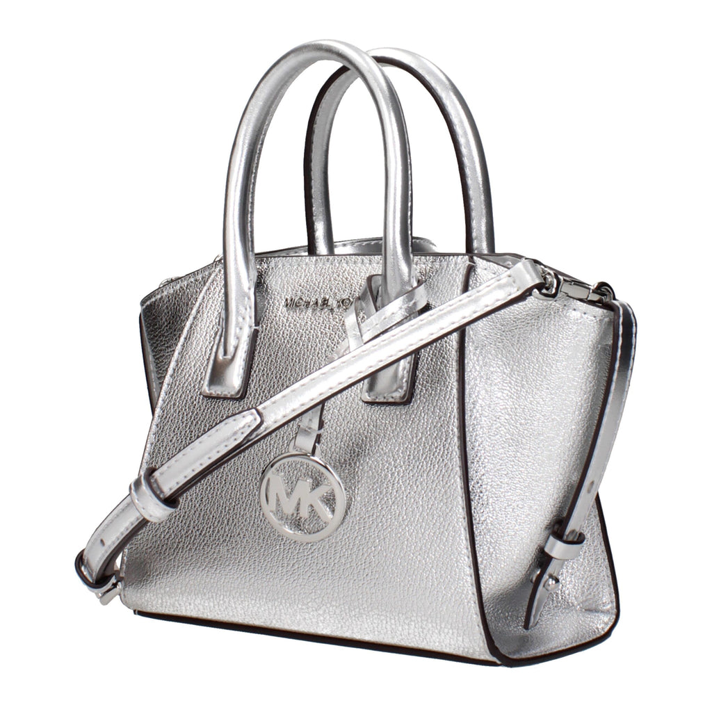 Michael Kors Gray Leather Handbags