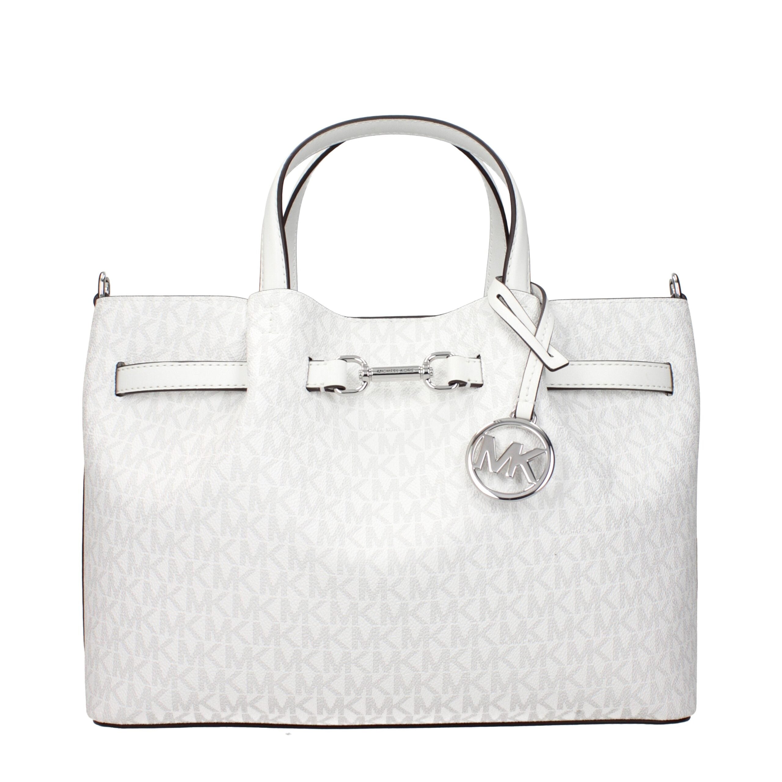 Michael Kors White Fabric Handbags