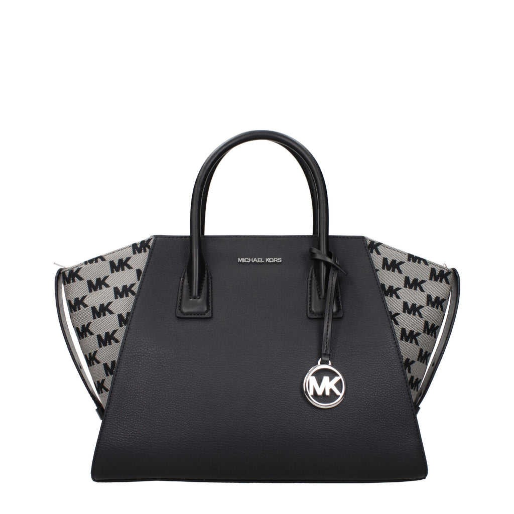 Michael Kors Black Leather Handbags