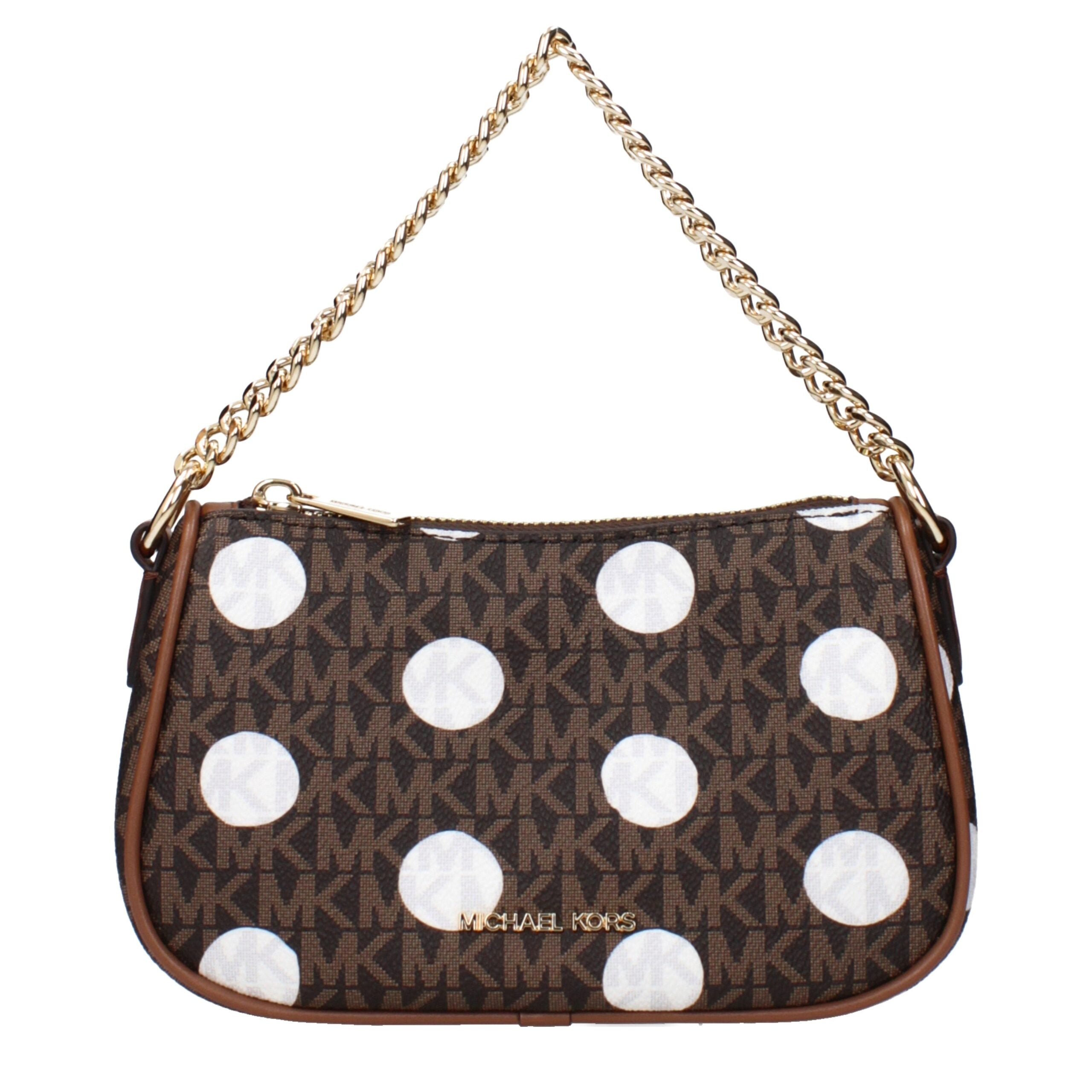 Michael Kors Brown Fabric Handbags