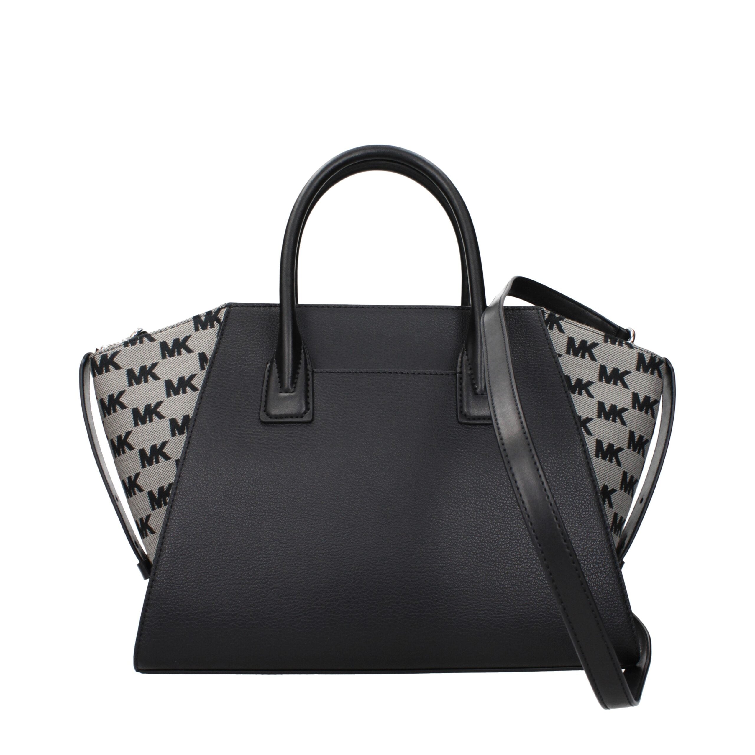 Michael Kors Black Leather Handbags