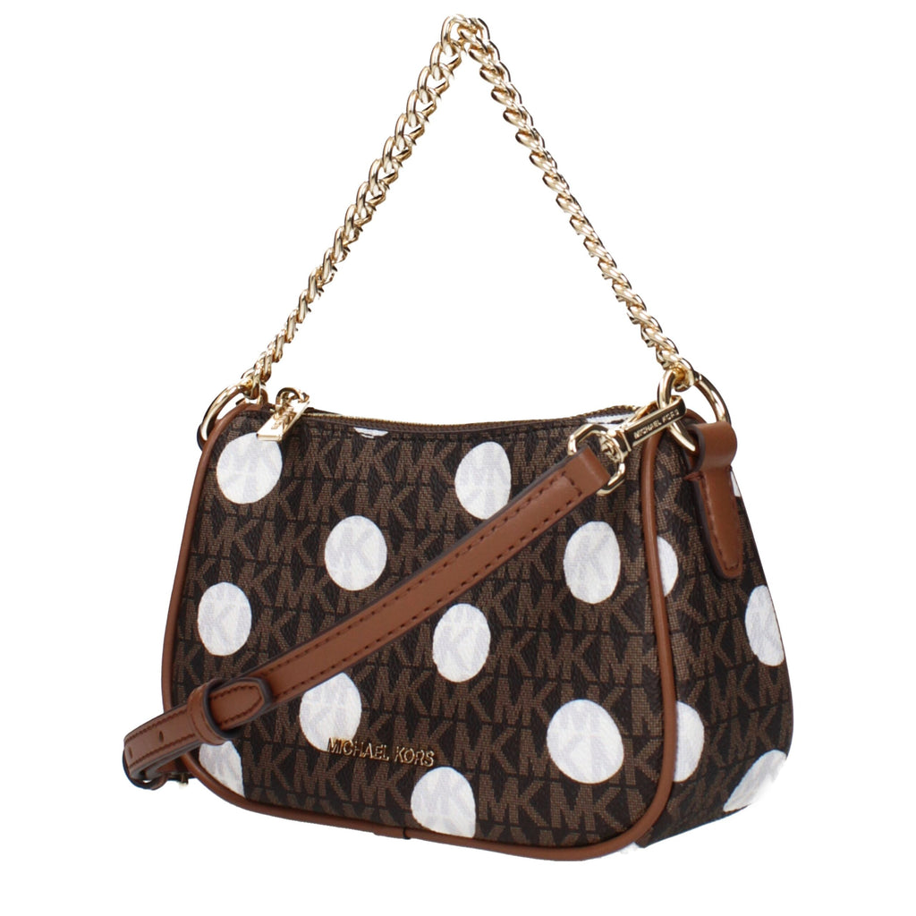 Michael Kors Brown Fabric Handbags