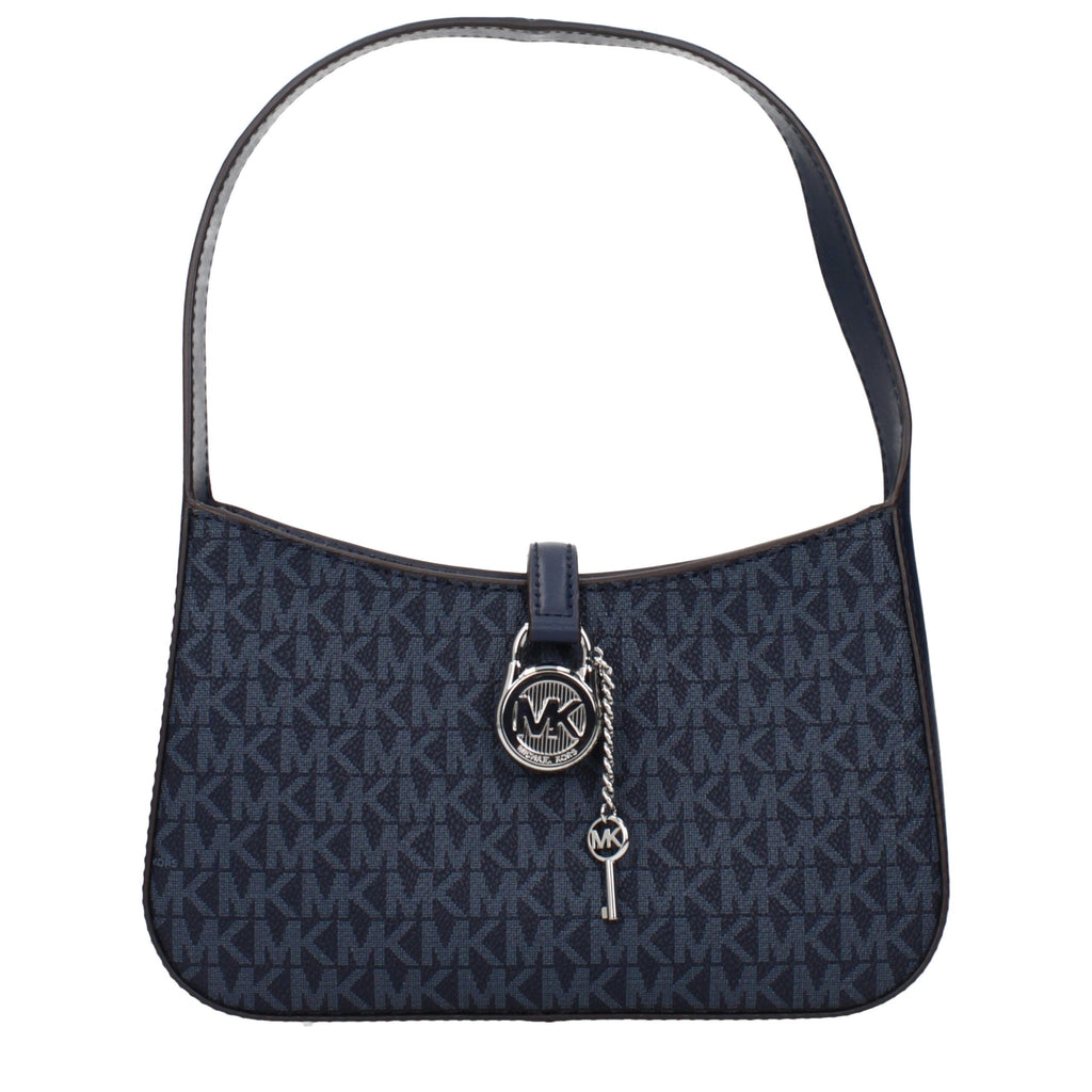 Michael Kors Blue Fabric Shoulder Bags