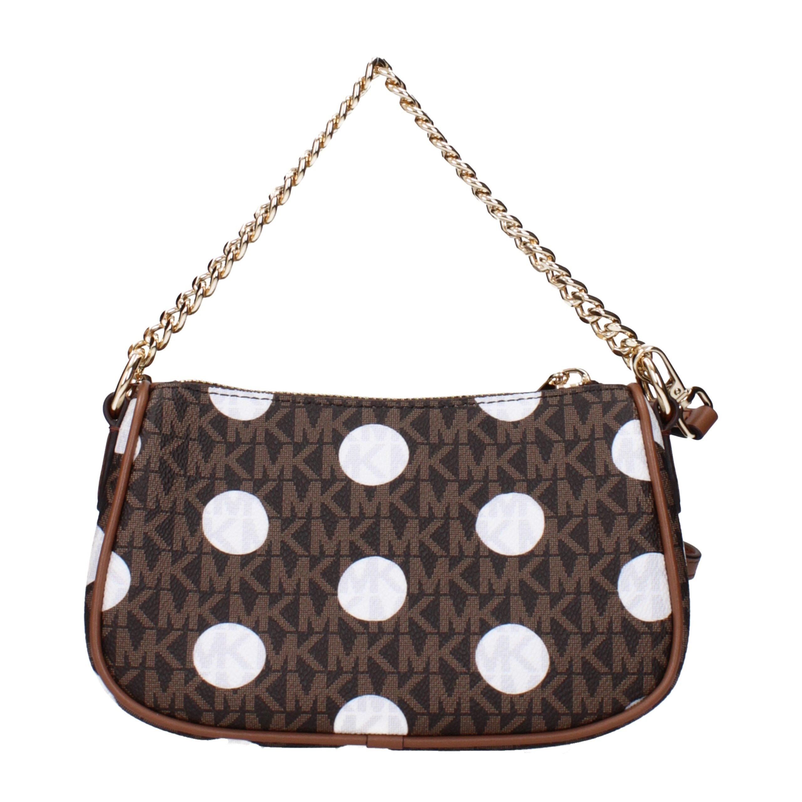 Michael Kors Brown Fabric Handbags