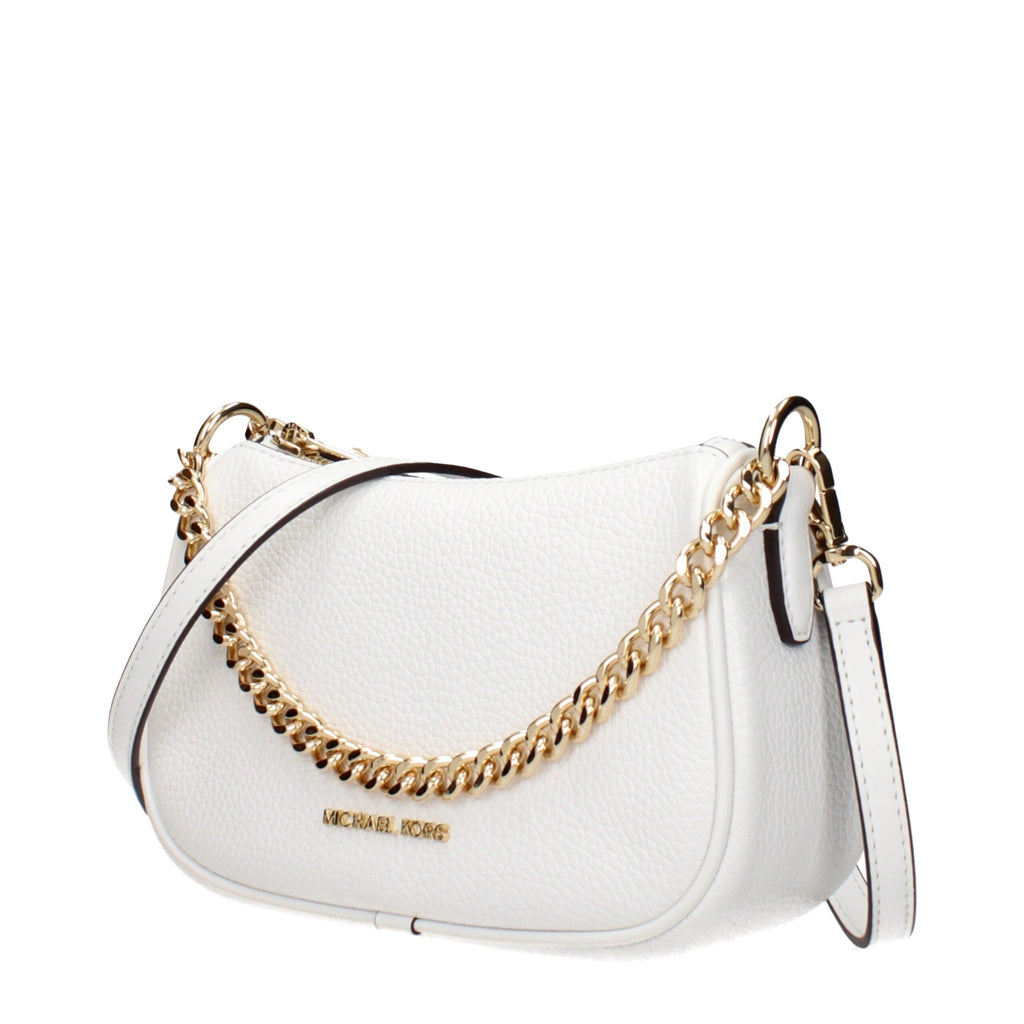 Michael Kors White Leather Handbags