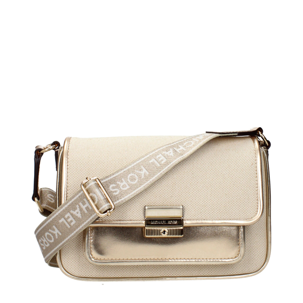 Michael Kors Beige Fabric Crossbody Bags