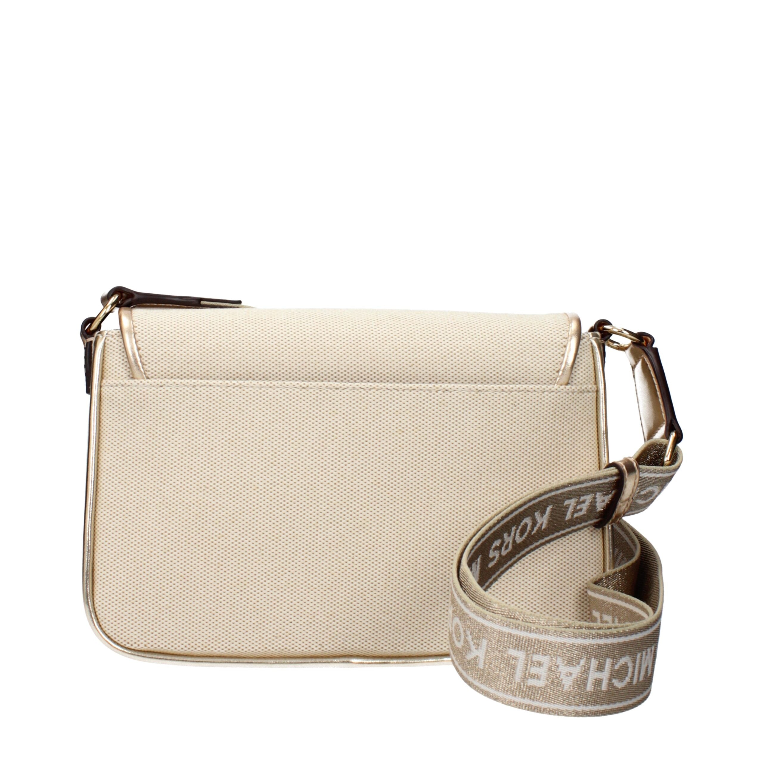 Michael Kors Beige Fabric Crossbody Bags