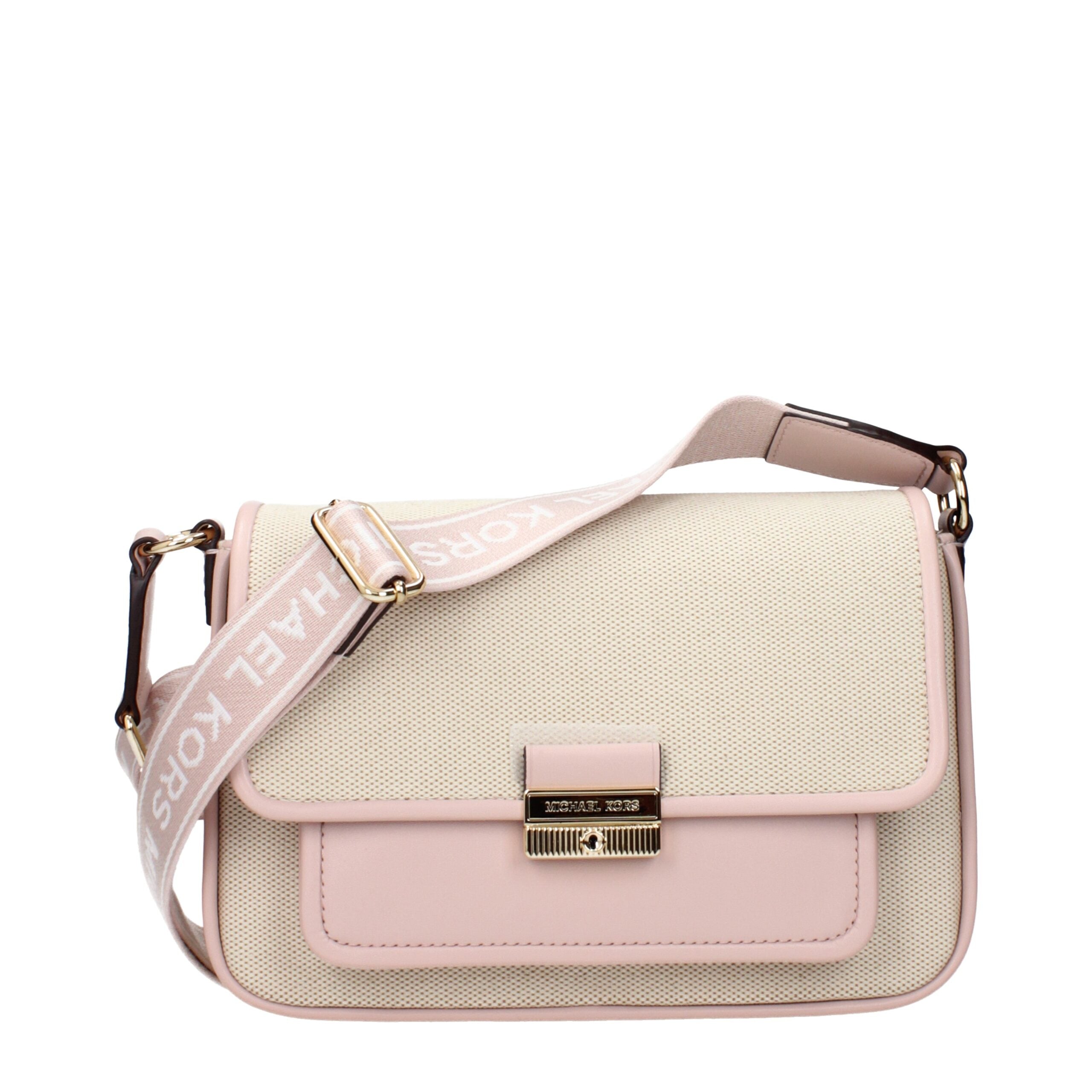 Michael Kors Beige Fabric Crossbody Bags
