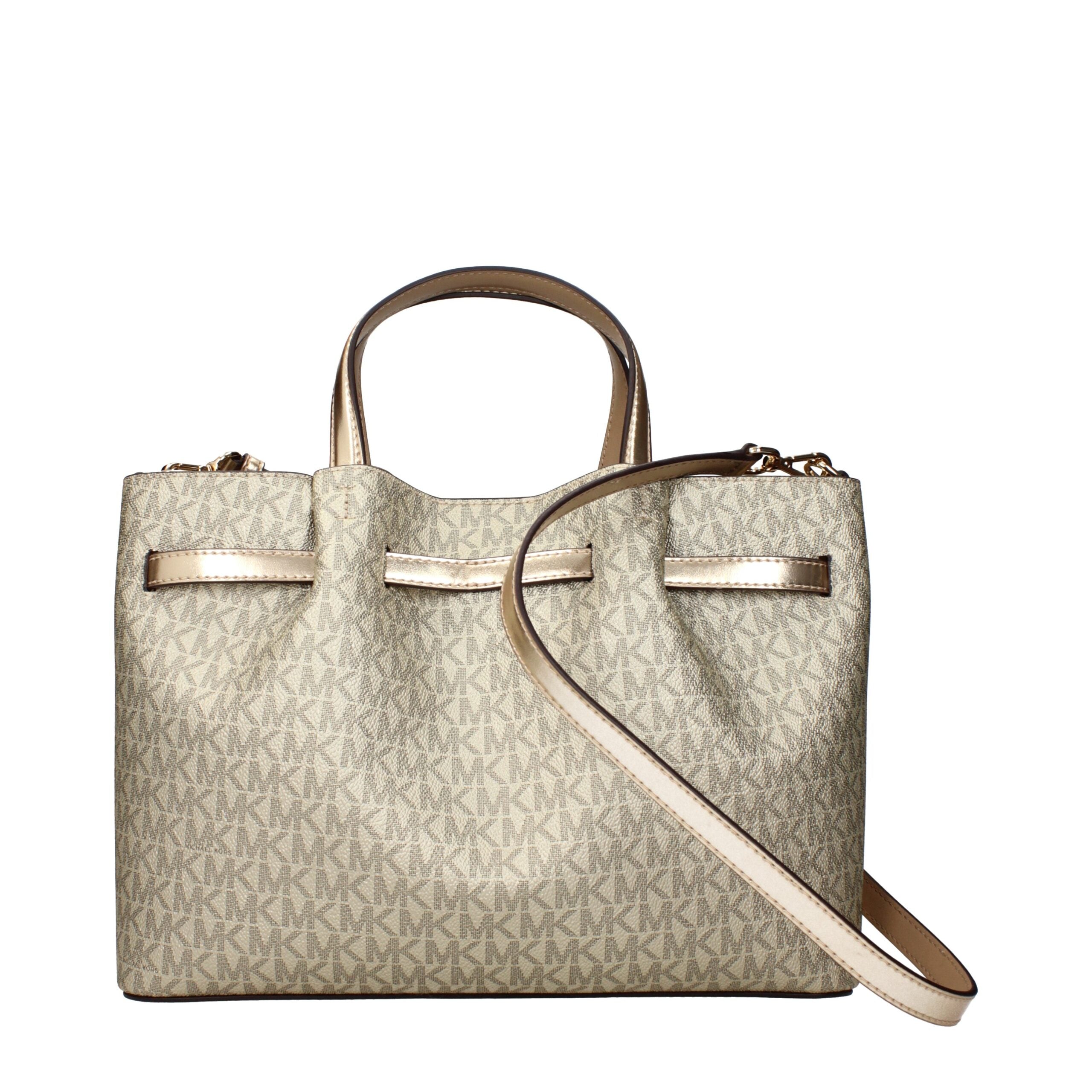 Michael Kors Gold Fabric Handbags