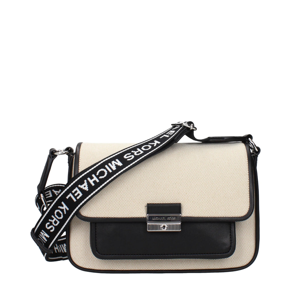 Michael Kors Beige Fabric Crossbody Bags