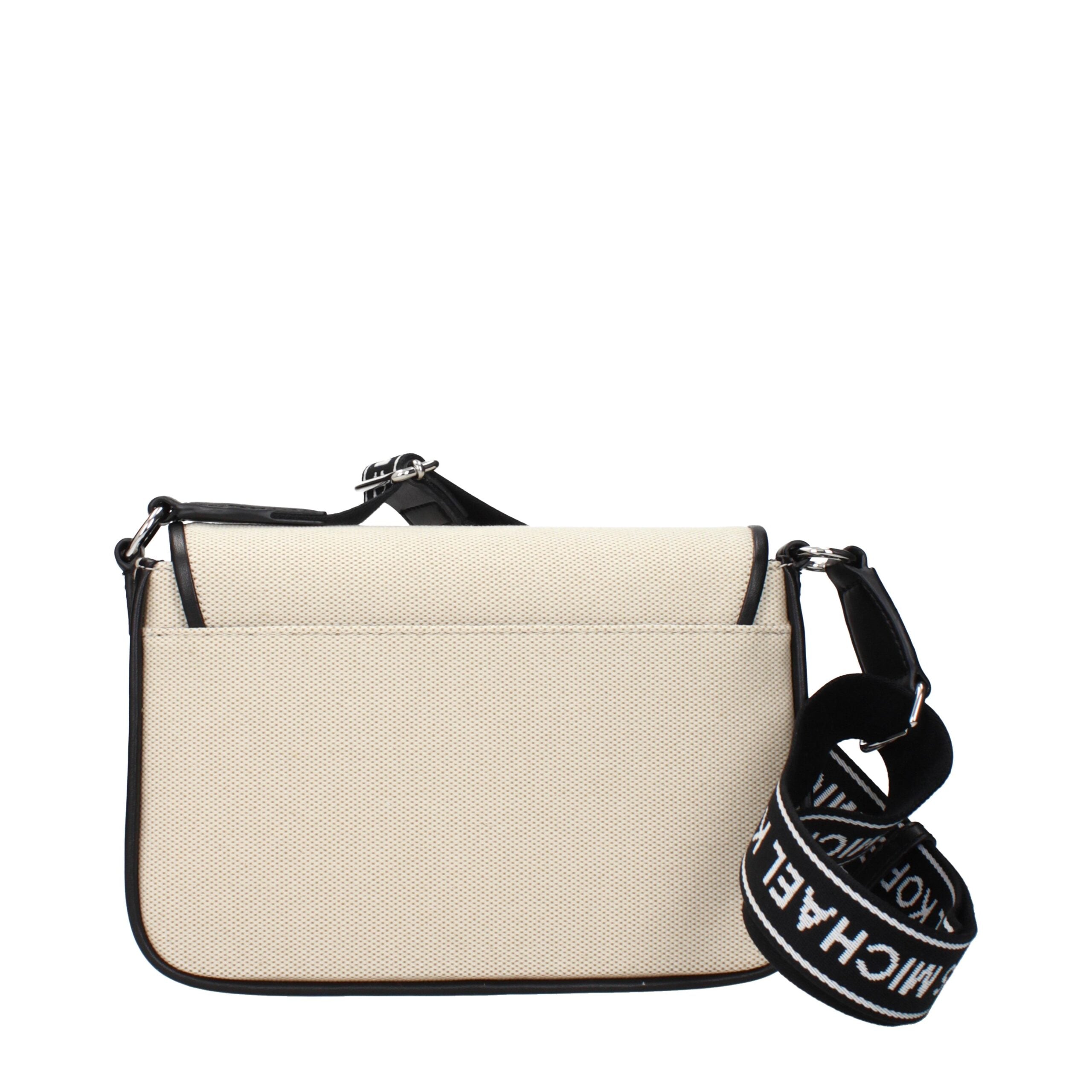 Michael Kors Beige Fabric Crossbody Bags