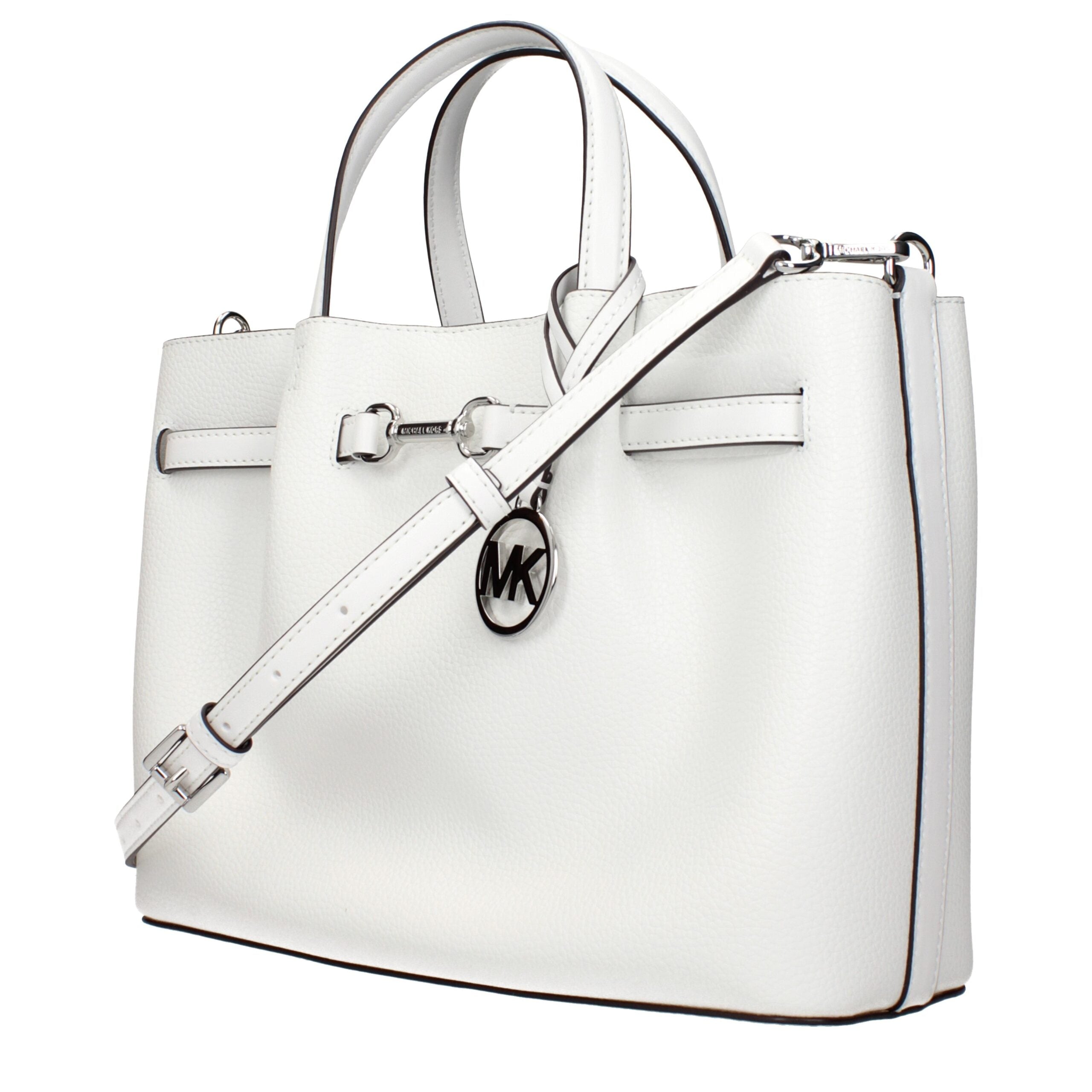 Michael Kors White Leather Handbags