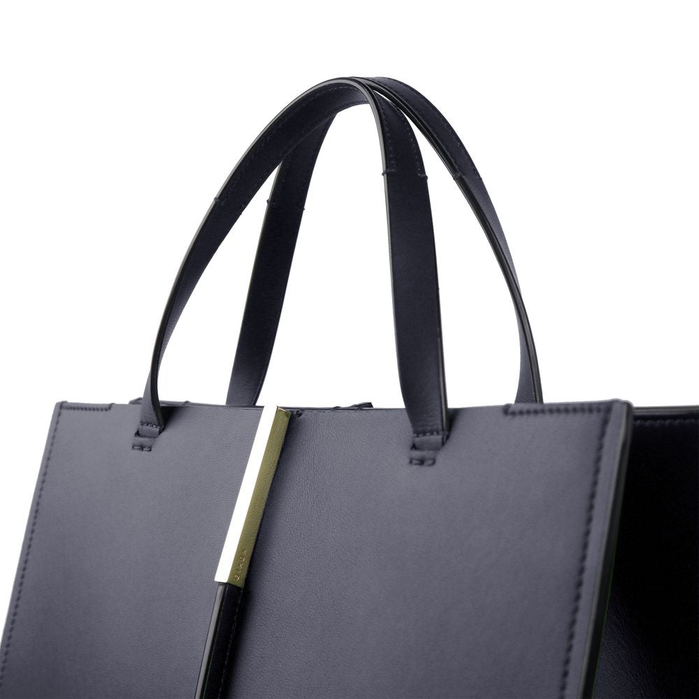 Giada Blue Leather Handbag