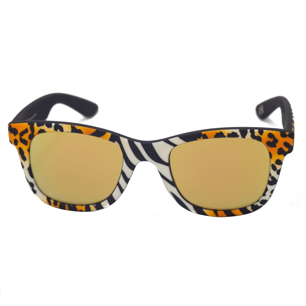 Italia Independent Yellow Acetate Sunglasses
