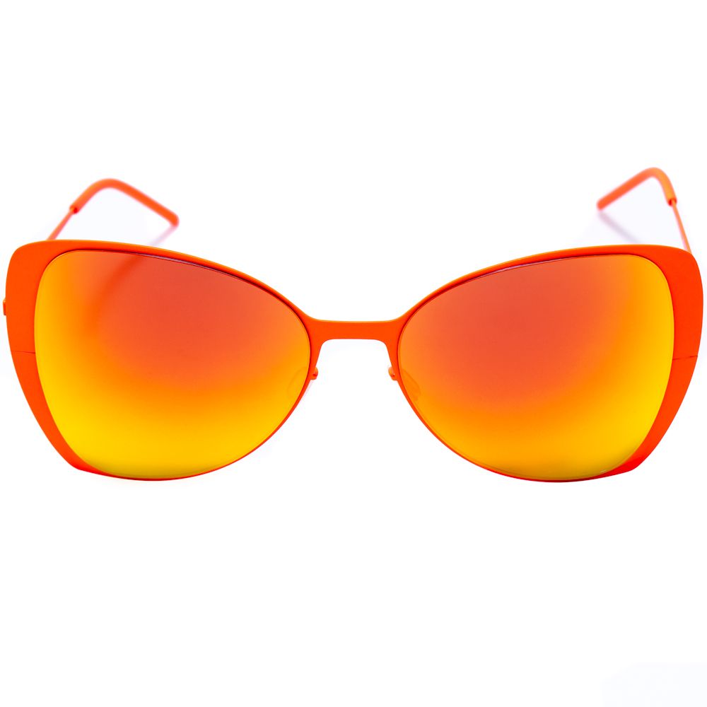 Italia Independent Red Metal Sunglasses