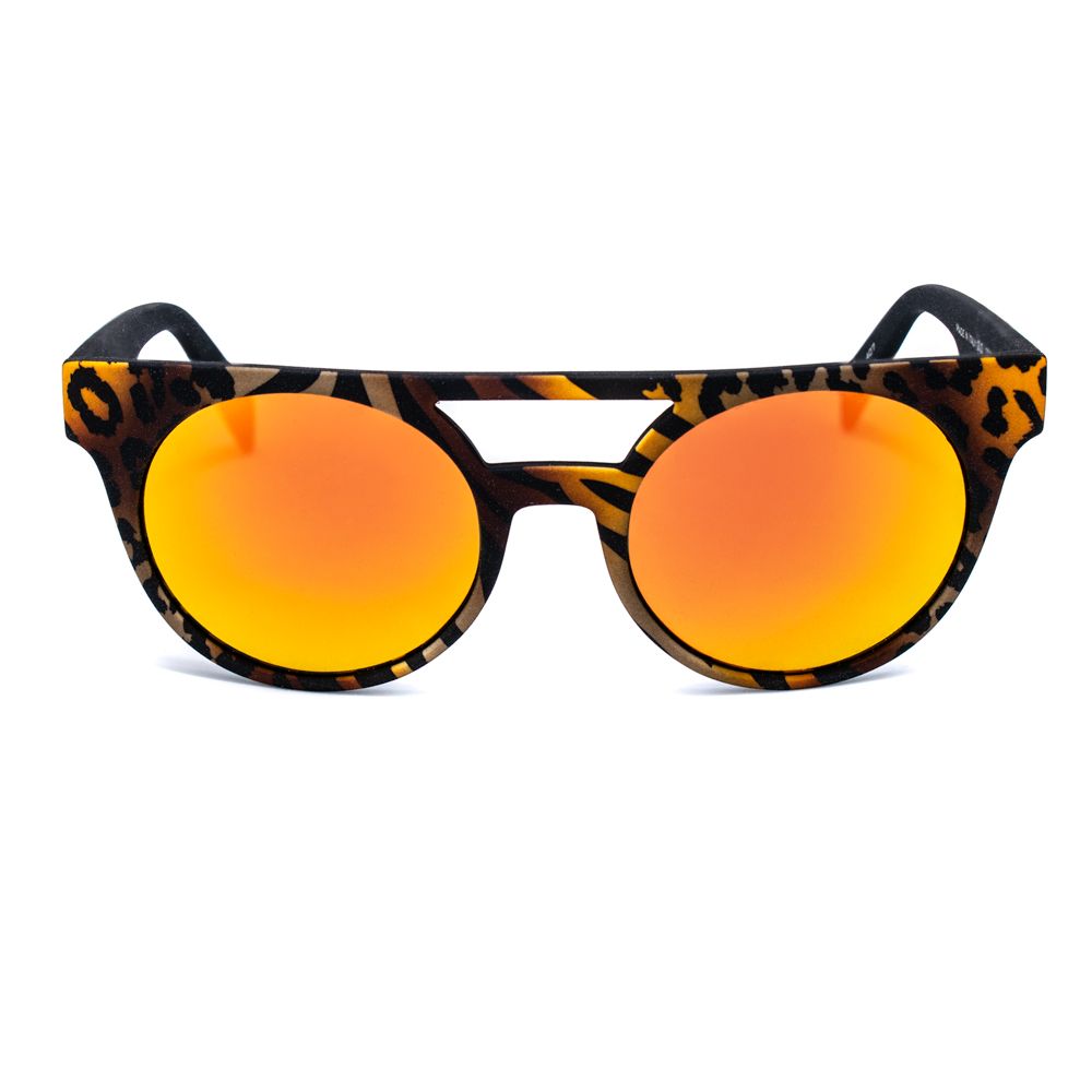 Italia Independent Orange Acetate Sunglasses