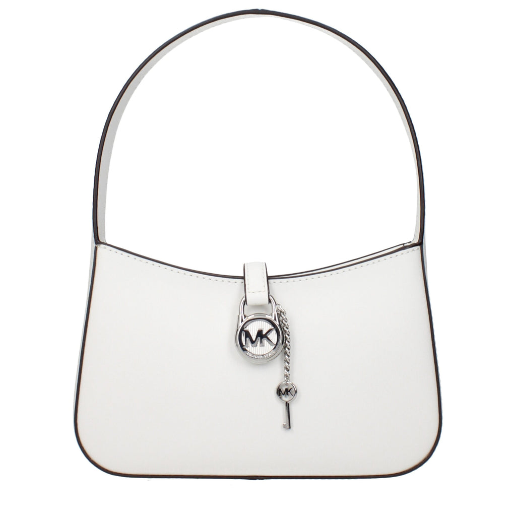 Michael Kors White Leather Handbags