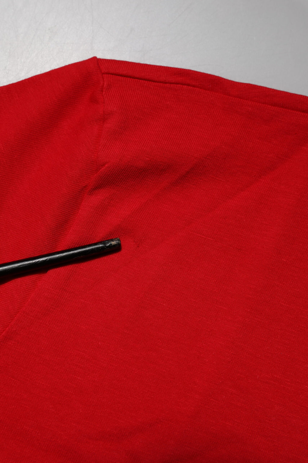 Dolce & Gabbana Red Solid Crew Neck Short Sleeve Top T-shirt