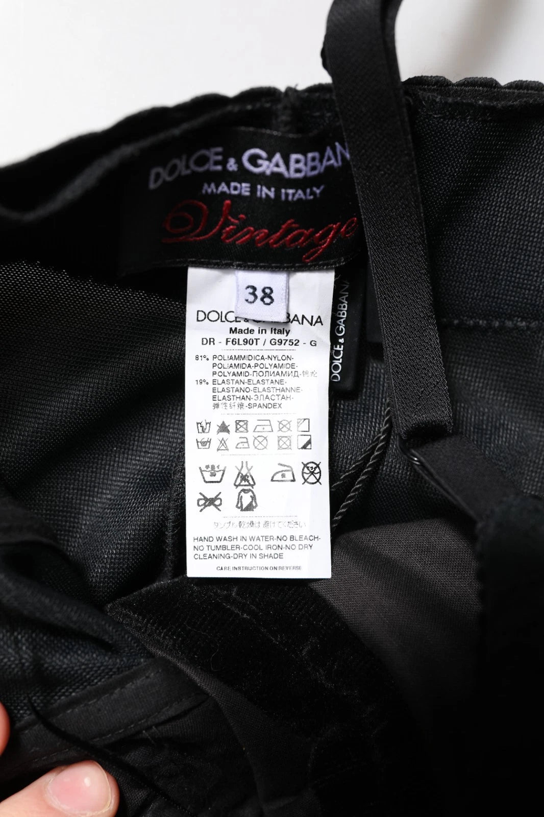 Dolce & Gabbana Black Spaghetti Strap Bodycon Sheath Dress