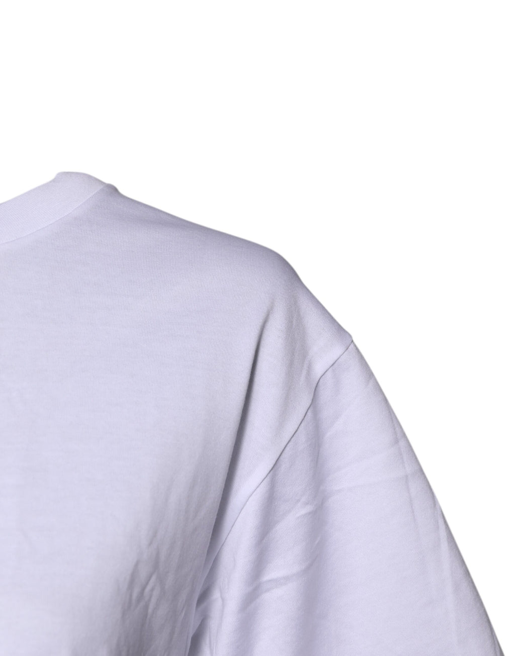 Dolce & Gabbana White Short Sleeves DG Logo Print Top T-shirt