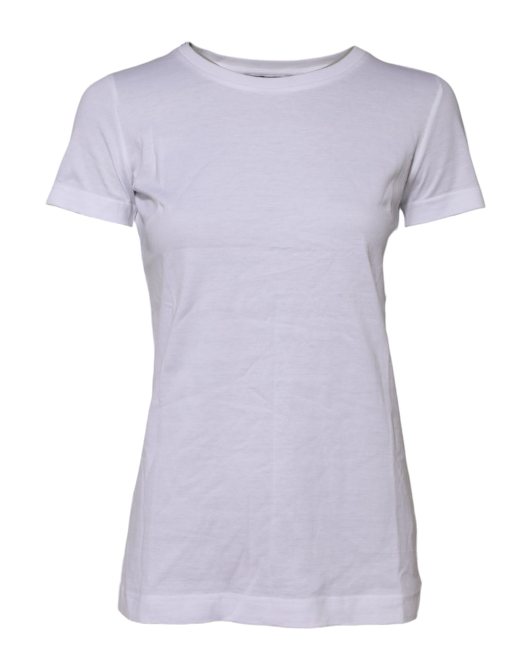 Dolce & Gabbana White Short Sleeves Crew Neck Top T-shirt
