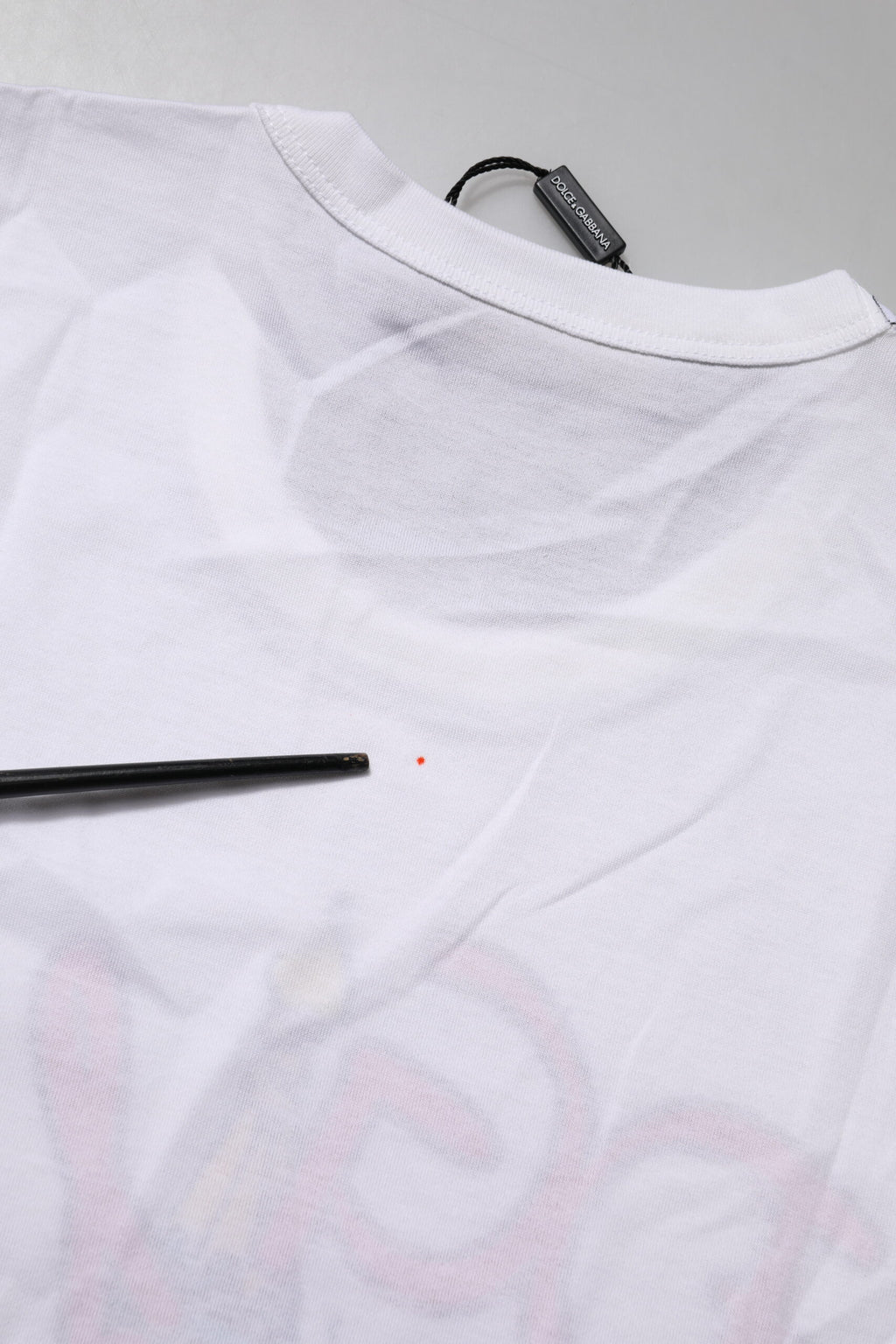 Dolce & Gabbana White DG Loves Moscow Crew Neck T-shirt