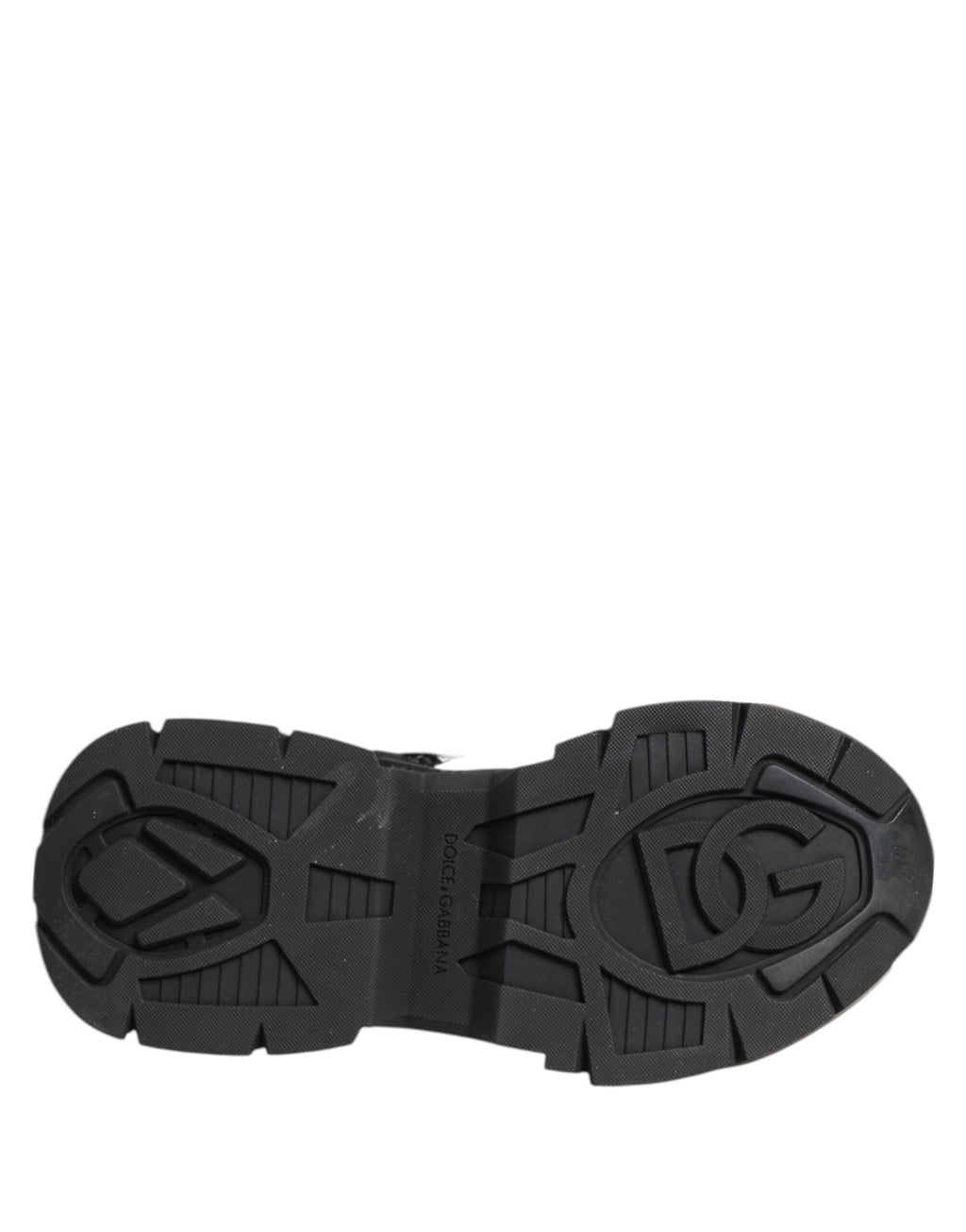 Dolce & Gabbana White Black Logo Airmaster Sneakers Shoes