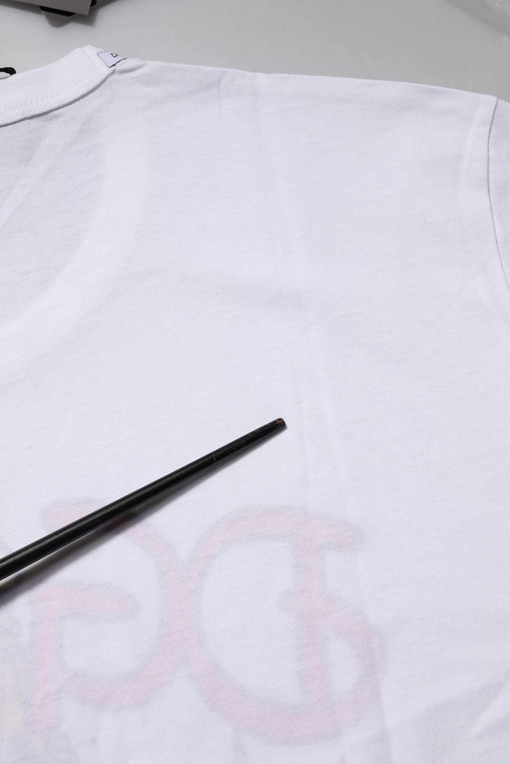 Dolce & Gabbana White DG Loves Moscow Crew Neck T-shirt