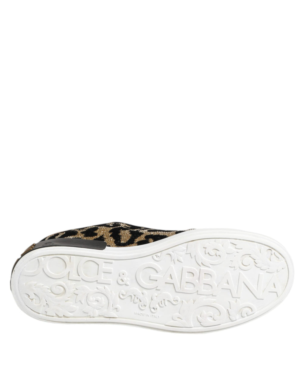Dolce & Gabbana Brown Leopard Portofino Low Top Sneakers  Shoes