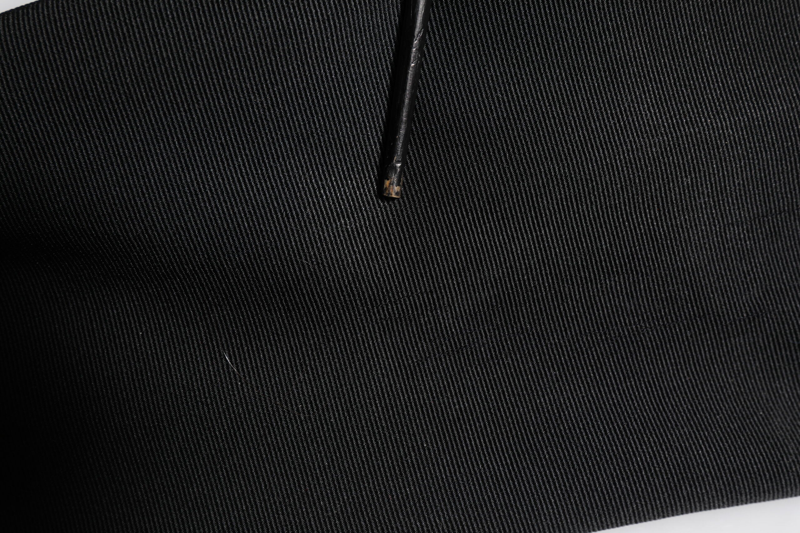 Dolce & Gabbana Black Acetate HighWaist Tapered Trouser Pants