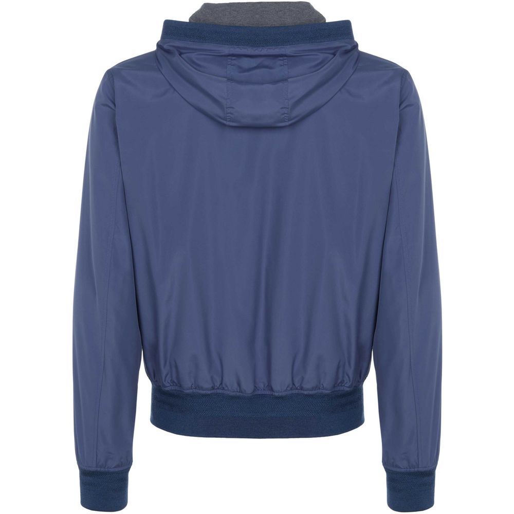 Dolce & Gabbana Blue Polyester Jacket