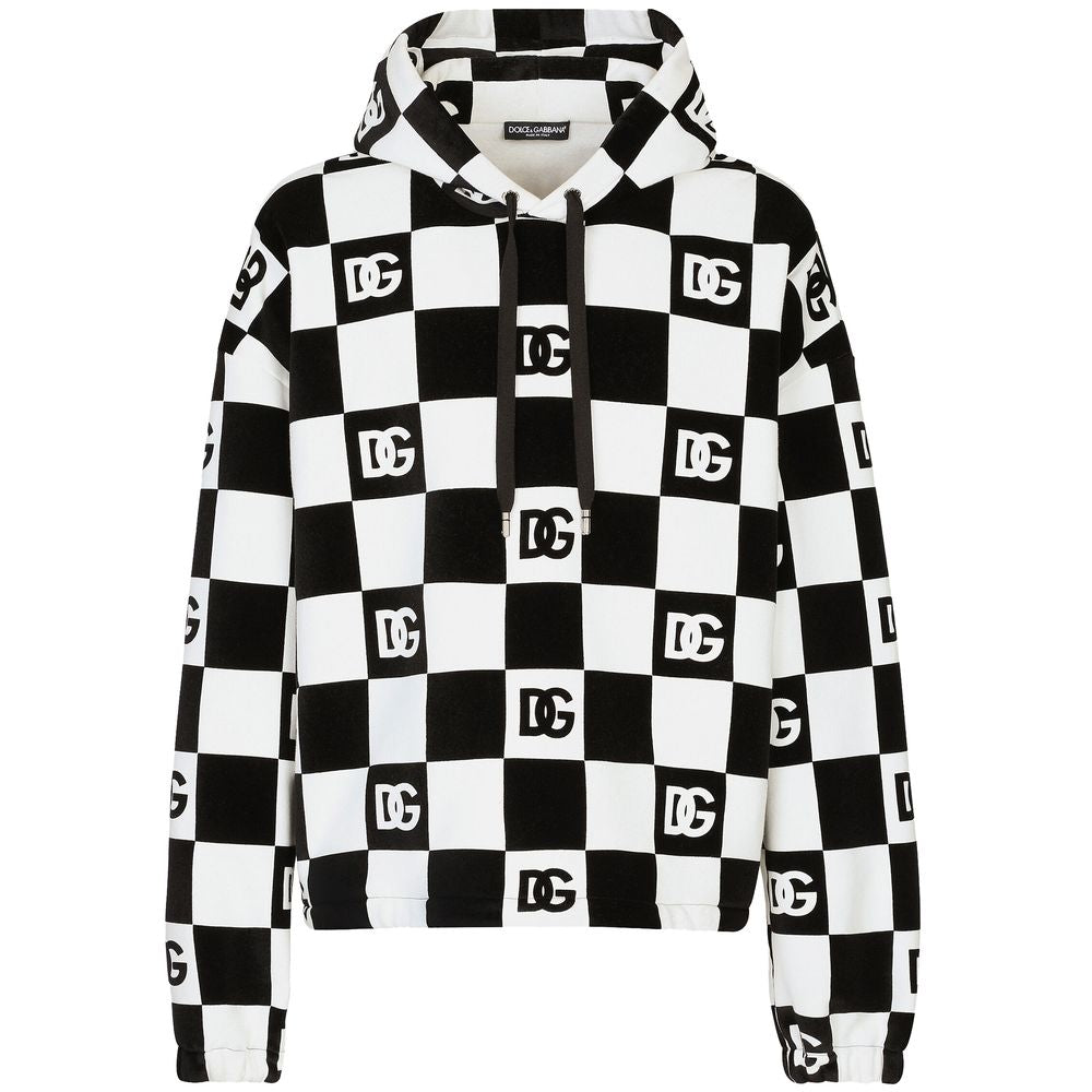 Dolce & Gabbana Black Cotton Sweater